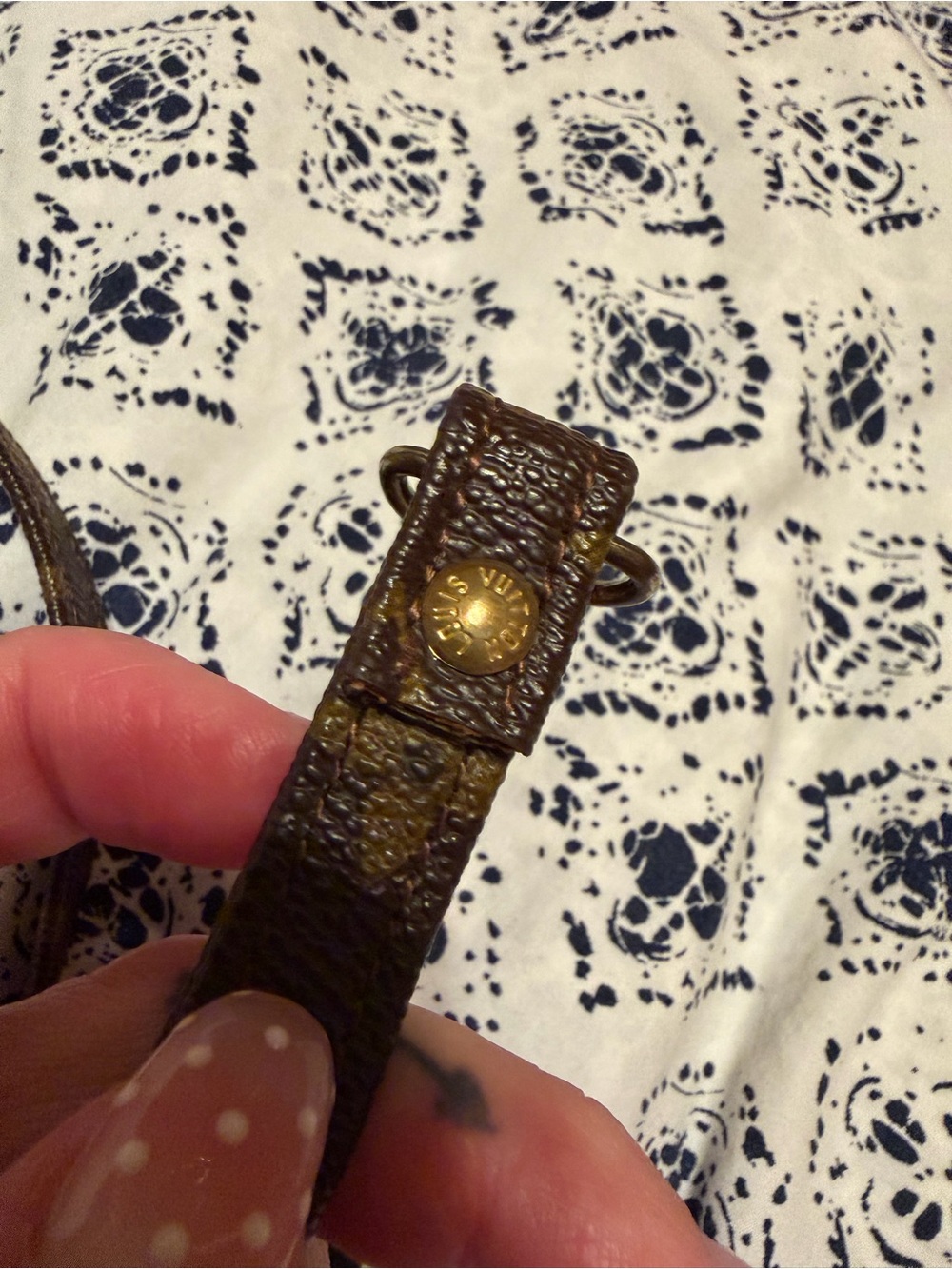 Genuine Louis Vuitton Brown Monogram Canvas Petite Strap purchased at saks fifth - Picture 2 of 4